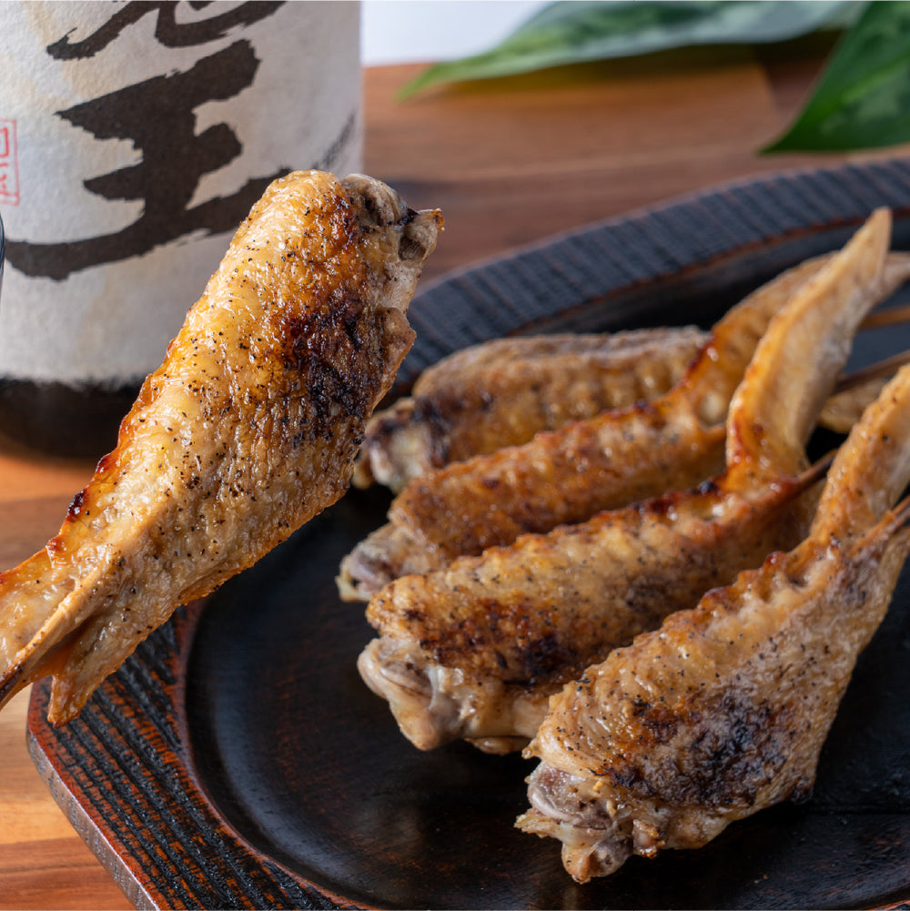 【お得セット】手羽先串(5本×2パック)「塩」